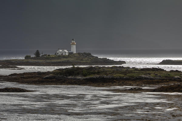 Ornsay Lighthouse, isle of Skye, Inner hebrides, Scotland, Europe