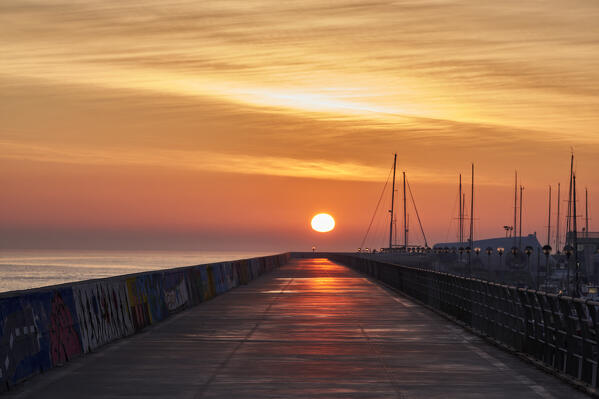 Fano sunrise, Pesaro Urbino, Le Marche, Italy                           