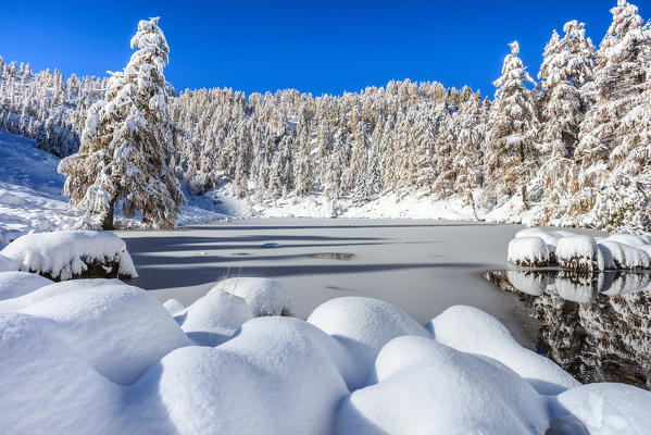 Casera lake in Livrio valley, Lombardy, Orobie alps, Italy