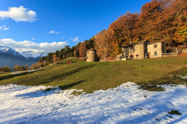 Orobie alps, autumn at Ca Redunda, Lombardy, Italy
