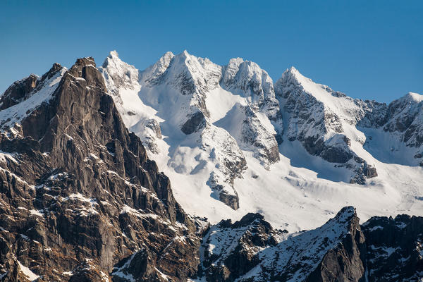 Cavalcorto peak, Ferro peaks, Masino valley, Lombardy, Italy