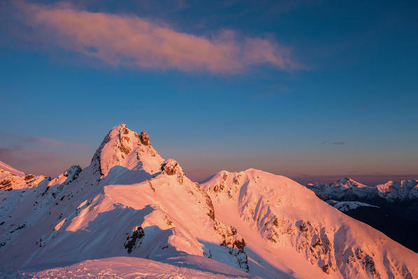 Orobie alps, Valletto mountain, Gerola valley, Lombardy, Italy