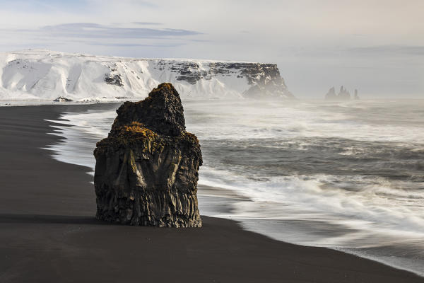 Waves at Reynisfjara, Vík í Mýrdal, Southern Iceland, Iceland, Northern Europe