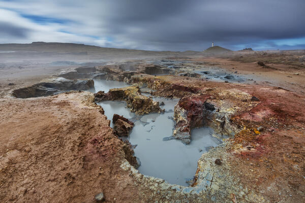 Gunnuhver hot springs , Grindavik, Reykjanes peninsula, Iceland, Northern Europe