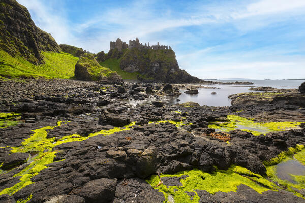 Dunluce Castle, Bushmills, Atrim, United Kingdom, North Ireland, England, Northern Europe