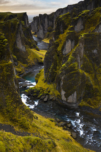 Fjadrargljufur canyon,  Kirkjubæjarklaustur, souther Iceland, Iceland, Northern Europe