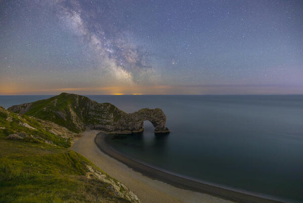 Milkyway at Durdle Door, Durdle Door, Jurassic Coast, Dorset, United kingdom, Northern Europe