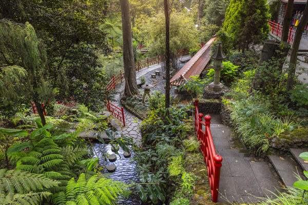 Monte Palace Tropical gardens of Madeira, Santa Maria Maior, Funchal, Madeira island, Portugal, Europe