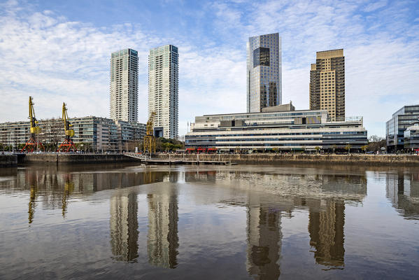 Tall buildings in Puerto Madero district, Buenos Aires, Argentina, South America