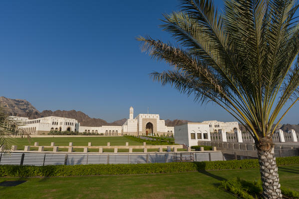 Parliament building in Al Bustan district, Muscat, Oman.