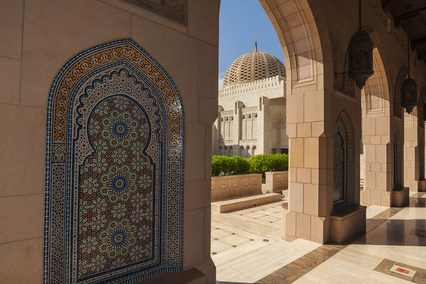 Sultan Qaboos Grand Mosque in Muscat, Oman