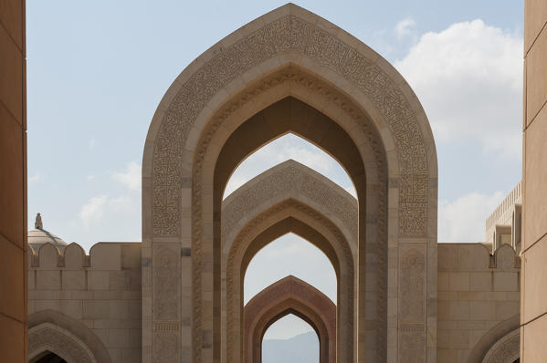 Sultan Qaboos Grand Mosque in Muscat, Oman