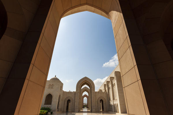 Sultan Qaboos Grand Mosque in Muscat, Oman