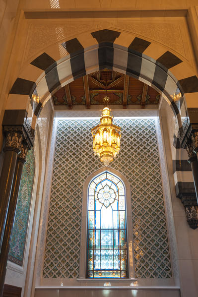 Sultan Qaboos Grand Mosque in Muscat, Oman