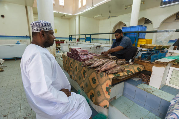 Fish souk, Nizwa, Oman.
