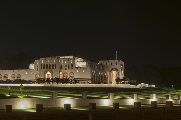 Parliament building in Al Bustan district, Muscat, Oman.