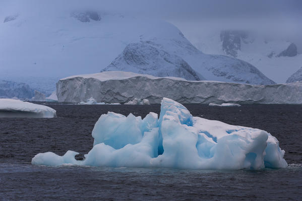 Icebergs, Lemaire channel, Antarctica.