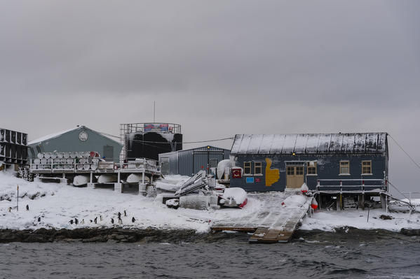 Vernadsky research base, Ukrainian Antarctic station at Marina Point on Galindez Island in the Argentine Islands, Antarctica.