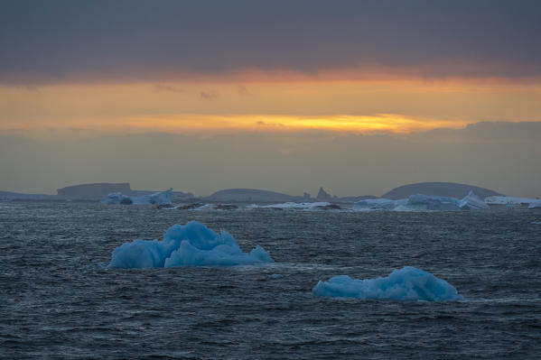 Icebergs, Lemaire channel, Antarctica.