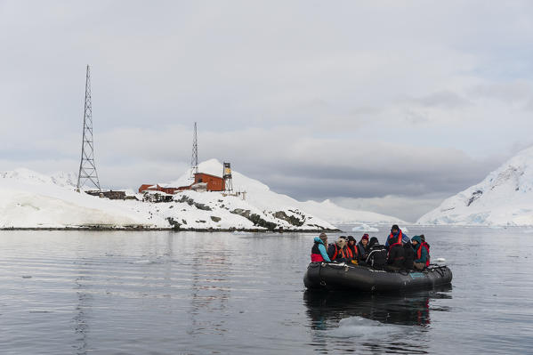 Almirante Brown Argentinian station,  Paradise Bay, Antarctica.