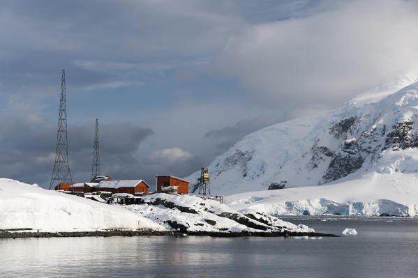Almirante Brown Argentinian station,  Paradise Bay, Antarctica.