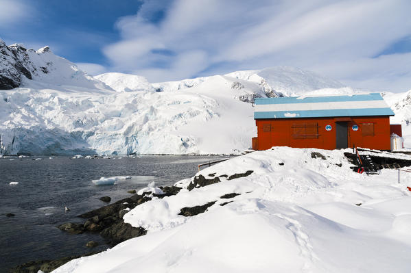 Almirante Brown Argentinian station,  Paradise Bay, Antarctica.