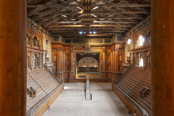 Farnese Theatre in the Pilotta Palace, Parma, Emilia-Romagna, Italy.