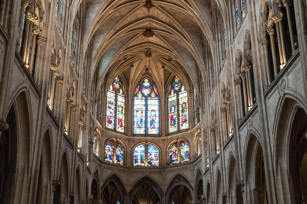 St. Severin Church in the Quartier Latin, Paris, France.
