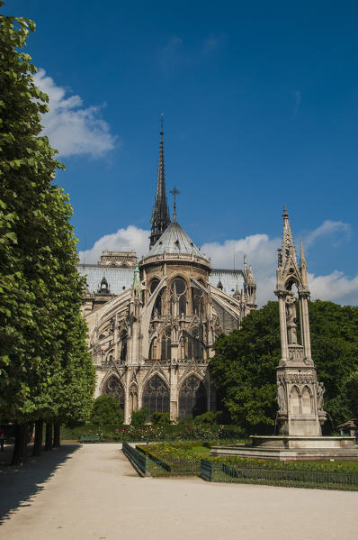 Notre Dame Cathedral, Paris, France.
