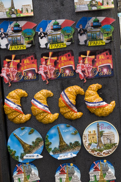 Souvenirs, Quartier Latin, Paris, France.