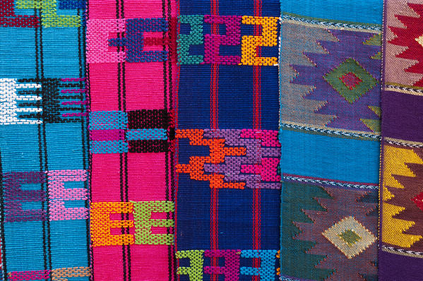 Textiles, Antigua, Guatemala.