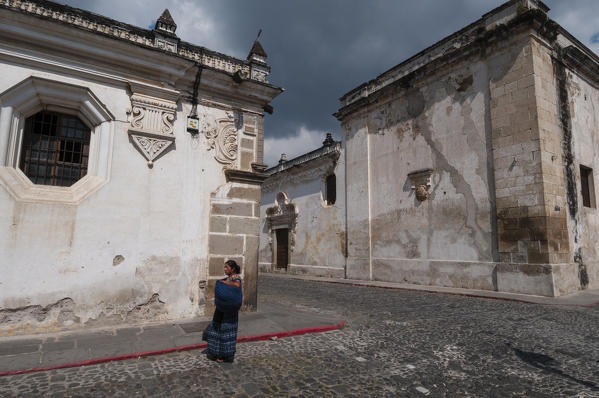 Colonial buildings, Antigua, Guatemala.