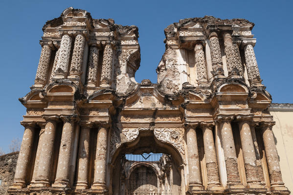 Carmen church ruins, Antigua, Guatemala.