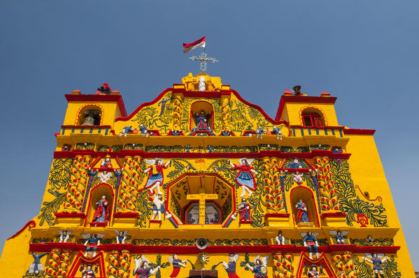 San Andres Xecul church, Guatemala.