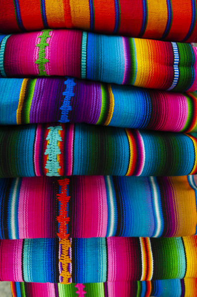 Textiles, Chichicastenango, Guatemala.