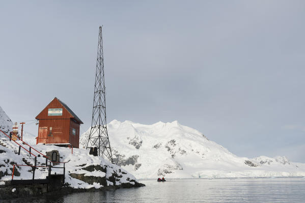 Almirante Brown Argentinian station,  Paradise Bay, Antarctica.