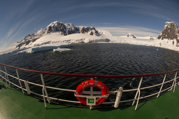 Antarctica, Antarctic Peninsula, Lemaire Channel, Antarctic Dream ship.
