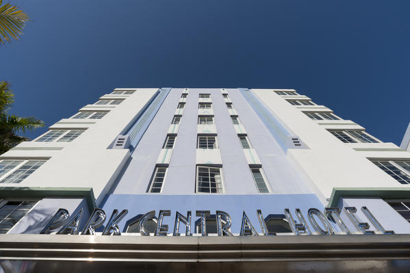 Park Central Hotel, Ocean Drive, South Beach, Miami Beach, Florida, USA.