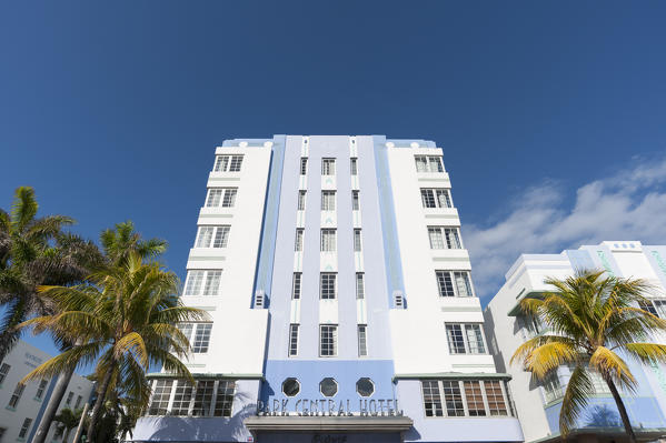 Park Central Hotel, Ocean Drive, South Beach, Miami Beach, Florida, USA.