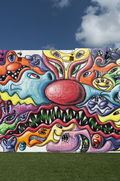 Wynwood district, Miami, Florida, USA. Editorial use only