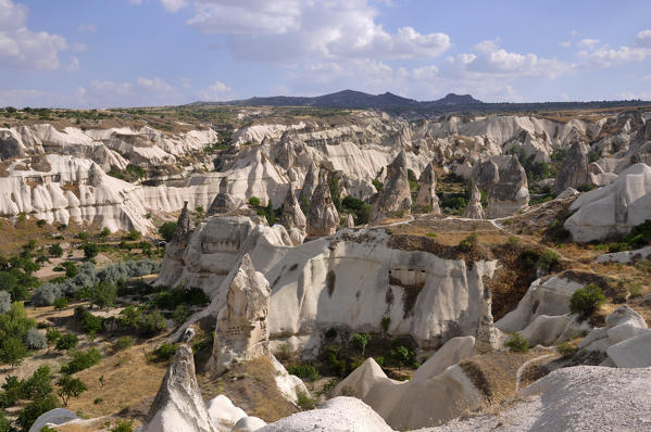 Part of region called Kapadokia in Turkey, you can see these fantastic formations. This area is called Love Valley