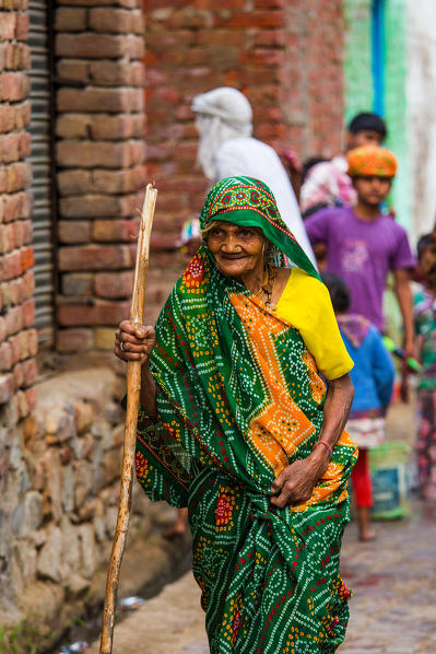 Asia, India, Nandgaon
Celebration of holi festival 
