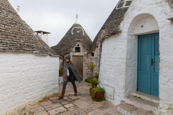 Europe,Italy,Puglia,Bari district.
Alberobello