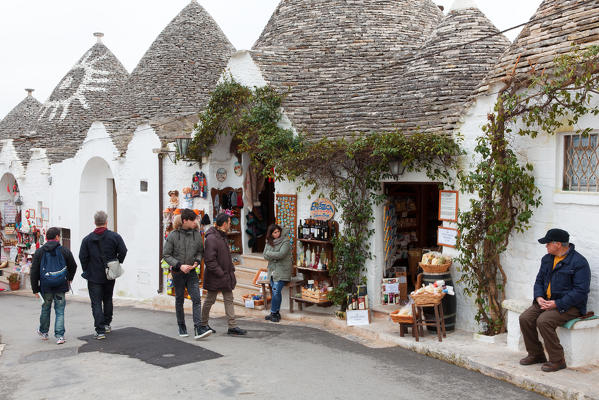 Europe,Italy,Puglia,Bari district.
Alberobello