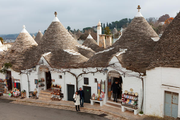 Europe,Italy,Puglia,Bari district.
Alberobello