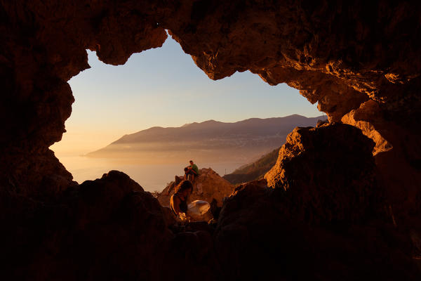 Europe,italy,Campania,Salerno district.
Amalfi coast at sunset 