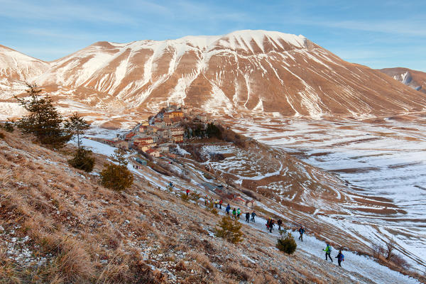 Europe,Italy,Perugia district,Castelluccio of Norcia.