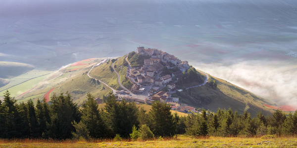 Europe, Italy, Umbria, Perugia district,Castelluccio of Norcia 