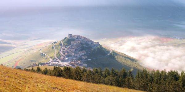 Europe, Italy, Umbria, Perugia district,Castelluccio of Norcia 