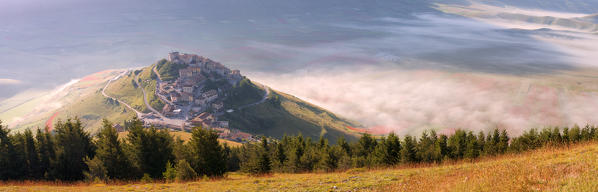 Europe, Italy, Umbria, Perugia district,Castelluccio of Norcia 